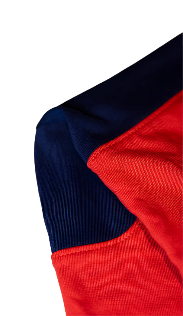 3-Tone Long Sleeve (Red/Navy/White)