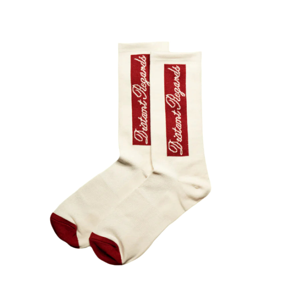 Cream Racer Socks